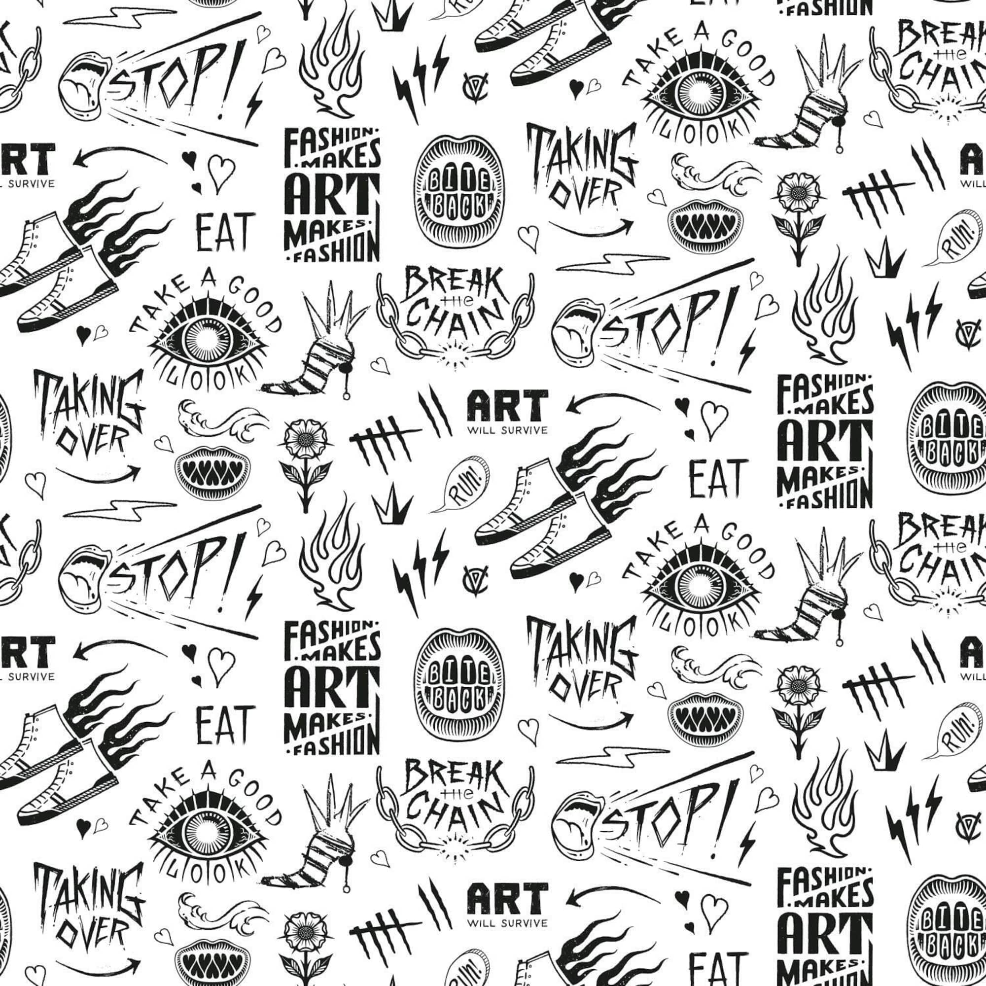 RoomMates Disney Cruella Graffiti Peel & Stick Wallpaper